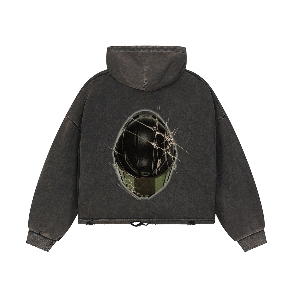 WRCKD Vintage Washed Hoodie