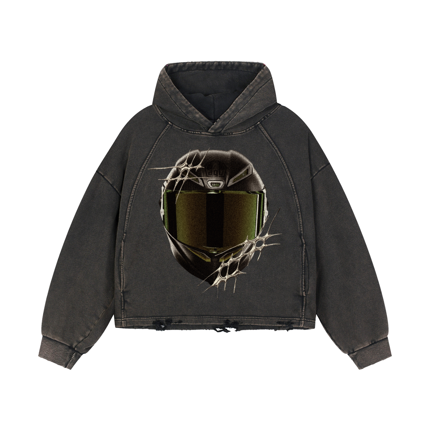 WRCKD Vintage Washed Hoodie